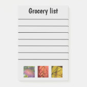 Funny Herfst Grocery List Post-it® Notes (Voorkant)