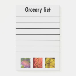 Funny Herfst Grocery List Post-it® Notes