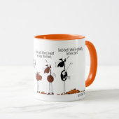 Funny Herfst Horse Cartoon Mok (Voorkant rechts)