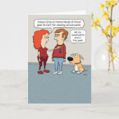 Funny Hero voor het dragen van mieren Kaart (Gele Bloem)