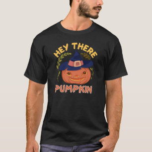 Funny Hey, daar Pumpkin Halloween Herfst najaar ko T-shirt