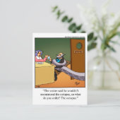 Funny Hi-Hallo Humor Briefkaart (Staand voorkant)