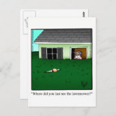 Funny Hi-Hallo Humor Briefkaart (Voorkant / Achterkant)