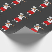 Funny Hibachi Chef Japanese Cook Food Lover Cadeaupapier (Hoek)