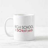 Funny High School Afstudeerder Koffiemok (Links)