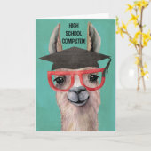 Funny High School Afstuderen Kaart (Gele Bloem)