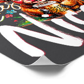 Funny Highland Cow Coffee Makes Me Nicer Quote Hum Poster (Hoek)