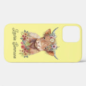 Funny Highland Koe Design  duurzaam Case-Mate iPhone Case (Achterkant (horizontaal))