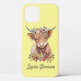 Funny Highland Koe Design  duurzaam Case-Mate iPhone Case