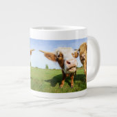 Funny Highland Koeien Grote Koffiekop (Voorkant rechts)