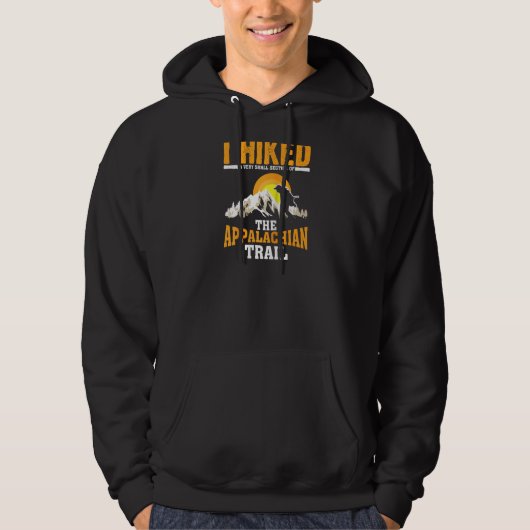 Funny Hiked Small Section van Appalachian Funny Hi Hoodie (Voorkant)