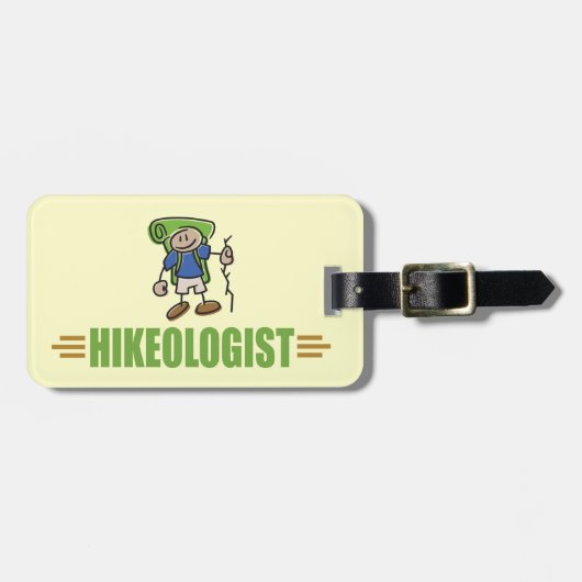 Funny Hiker Bagagelabel (Voorkant horizontaal)