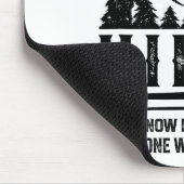 Funny Hiker Gift Hiking Lover Outdoor Quote Muismat (Hoek)