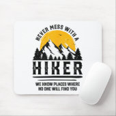 Funny Hiker Gift Hiking Lover Outdoor Quote Muismat (Met muis)