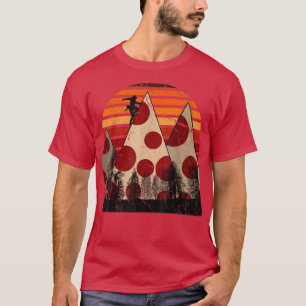 Funny Hiking and Pizza Natuur Lover T-shirt
