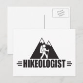 Funny Hiking Briefkaart (Voorkant / Achterkant)