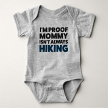 Funny Hiking Jersey Bodysuit aan Baby