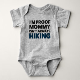 Funny Hiking Jersey Bodysuit aan Baby