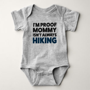 Funny Hiking Jersey Bodysuit aan Baby