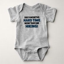 Funny Hiking Jersey Bodysuit aan Baby