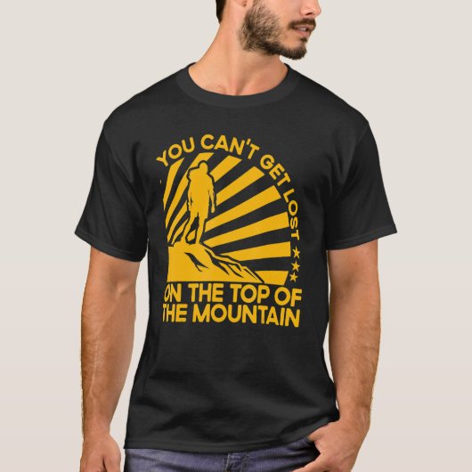 Funny Hiking Meme Pun Quote Gezegde Wanderlust Fun T-shirt (Voorkant)