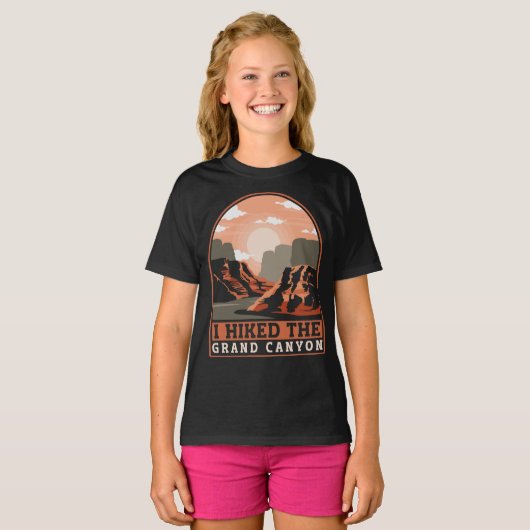 Funny Hiking Mountains ik heb de Grand Canyon geha T-shirt (Voorkant volledig)