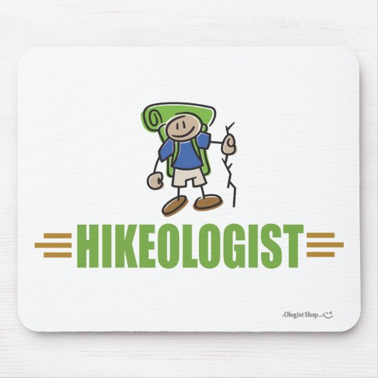 Funny Hiking Muismat (Voorkant)