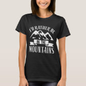 Funny Hiking Natuur outdoor-id zit eerder in T-shirt (Voorkant)