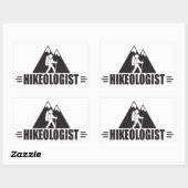 Funny Hiking Rechthoekige Sticker (Vel)