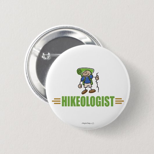 Funny Hiking Ronde Button 5,7 Cm (Voorkant /achterkant)
