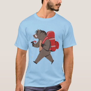 Funny Hiking Wild Boar T-shirt