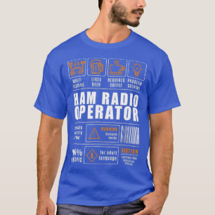 Funny Hilarious Ham Amateur Radio T-shirt