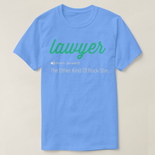 Funny Hilarious Lawyer Definition Gift Job Definit T-shirt (Design voorkant)