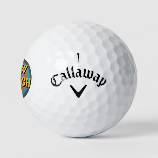 Funny Hilarious Novelty Golf Balls Golfballen (Logo)