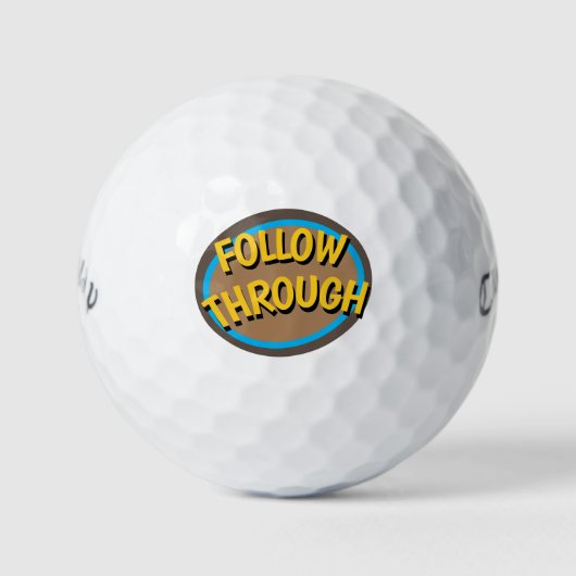 Funny Hilarious Novelty Golf Balls Golfballen (Voorkant)