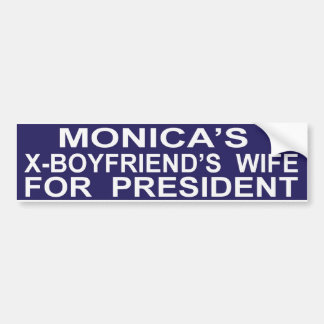 Funny Hillary Clinton voor President Sticker