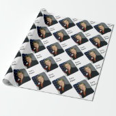 Funny Hillary "Scary Plotter"-pakpapier Cadeaupapier (Uitgerold)