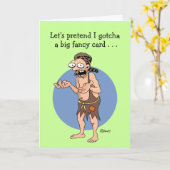 Funny Hillbilly Birthday Greeting Kaart (Gele Bloem)