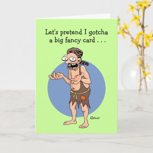 Funny Hillbilly Birthday Greeting Kaart (Gele Bloem)