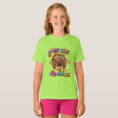 FUNNY HIP-HOP DOG T-SHIRT (Voorkant volledig)