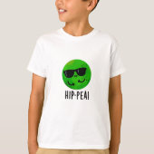Funny Hip Pea Pun T-shirt (Voorkant)