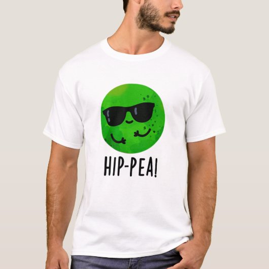 Funny Hip Pea Pun T-shirt (Voorkant)