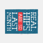 Funny Hip Replacement Bones Surgery Recovery  Fleece Deken (Voorkant (Horizontaal))