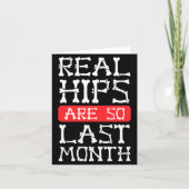 Funny Hip Replacement Bones Surgery Recovery Kaart (Voorkant)