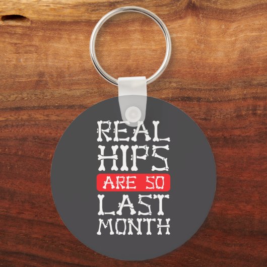 Funny Hip Replacement Bones Surgery Recovery  Sleutelhanger (Voorkant)