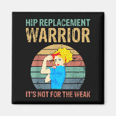 Funny Hip Replacement Warrior New Prosthetic Women Magneet (Voorkant)