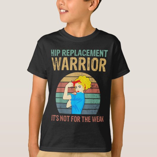 Funny Hip Replacement Warrior New Prosthetic Women T-shirt (Voorkant)