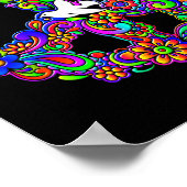 Funny Hipe Flower Wer Peace Sign Tee Poster (Hoek)