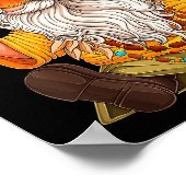 Funny Hipe Gnome Peace Sign Gnomes Lovers Men Wome Poster (Hoek)