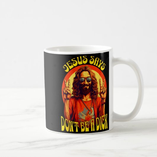 Funny Hipe Jesus Don't Be A  Koffiemok (Rechts)